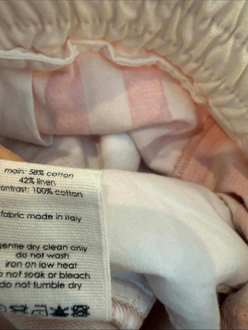bassike Striped Cotton Linen Pants - Picture 10 of 10